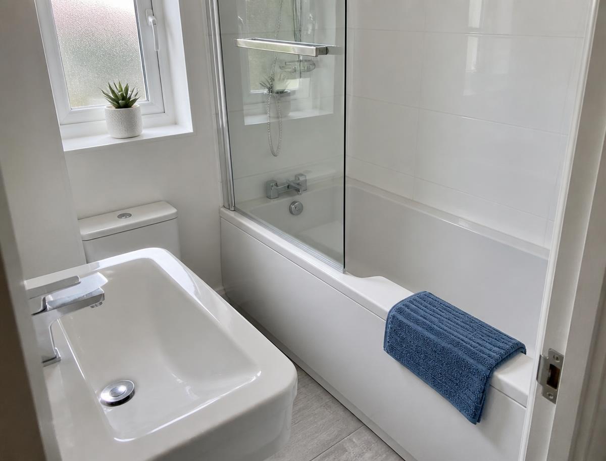 Bathroom clean · Horsforth, Leeds after cleaning
