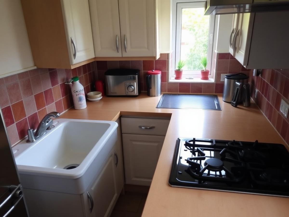 Kitchen clean · Chapel Allerton, Leeds after cleaning