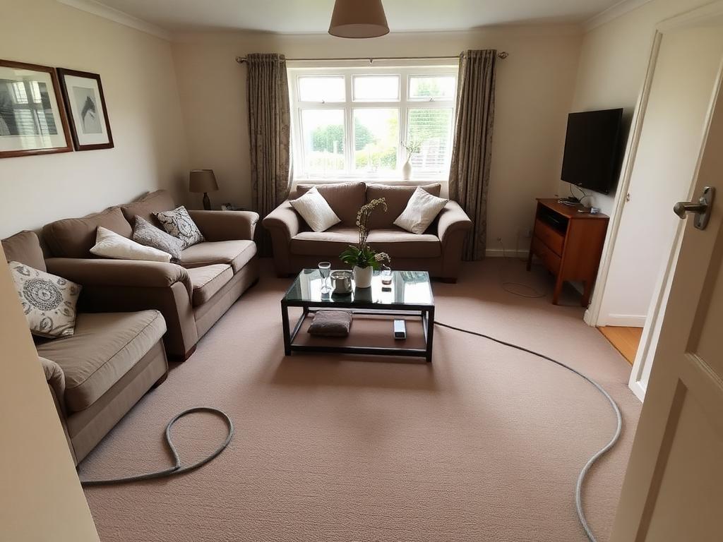 Living room clean · Headingley, Leeds after cleaning